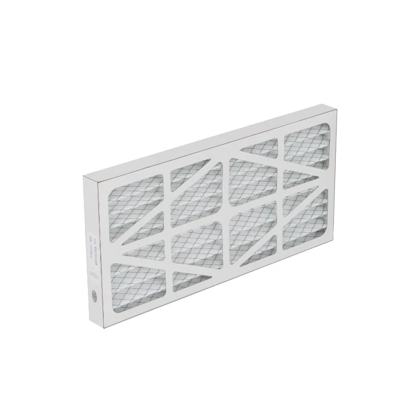 Cardboard frame Pleated filter Cardboard frame Pleated filter